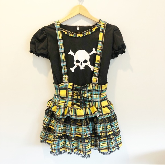 Leg Avenue Punk Chick Halloween Costume - Picture 2 of 8